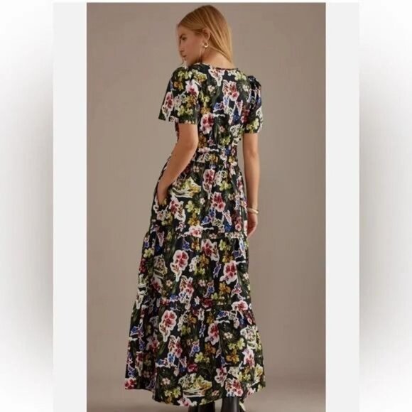 Anthropologie The Somerset Maxi Sundress Floral size XXS - Picture 2 of 7